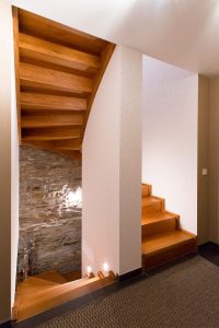 Treppe Wohnen Konzeptsaal Schreinerei Vianden Luxemburg Einfamilienhaus