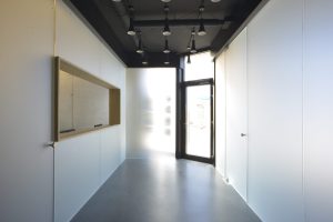 Trennwand Empfang Konzeptsaal Schreinerei Luxembourg