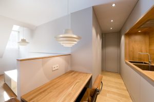 Wohnen Küche klein Konzeptsaal Schreinerei Luxembourg