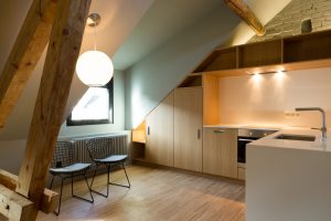 Konzeptsaal Schreinerei Vianden Luxemburg Einfamilienhaus Küchenmöbel